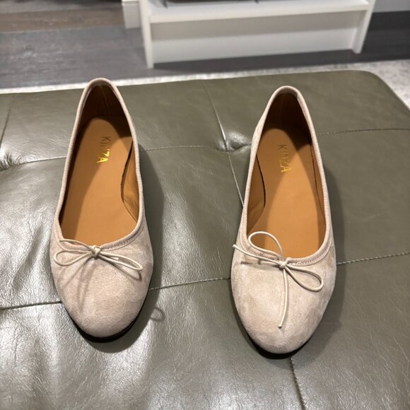 Suede ballet flats - Picture 1 of 7